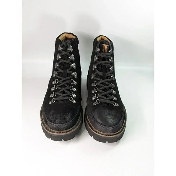 Gentle Souls Men's Donovan Black Lug Hiker Boots Size 11.5 M (MSRP $325) - Picture 4 of 10